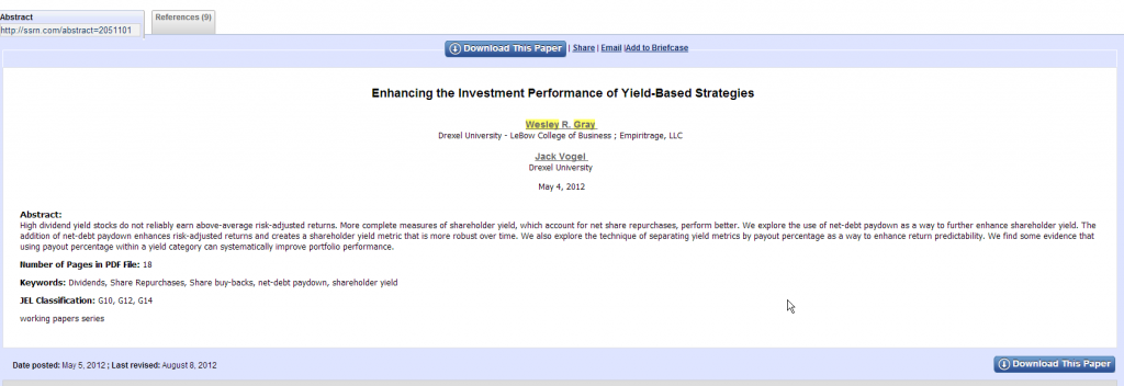 Enhancing the Investment Performance of Yield-Based Strategies by Wesley Gray, J_2013-05-14_07-23-56