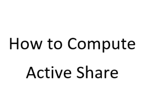 How to Compute Active Share